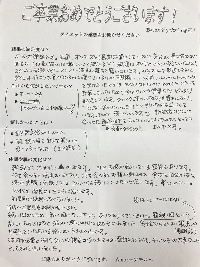 ダイエット前より食べてるのに瘦せてるのが不思議